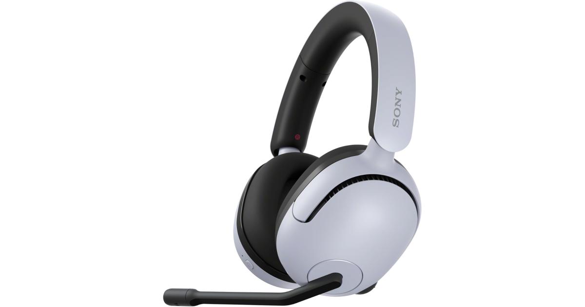 سماعة ألعاب (رأس) Sony INZONE H5 Wireless , 360 Spatial Sound, Works with PC, PS5, 28 Hour Battery, 2.4Ghz Wireless and 3.5mm Audio Jack - White