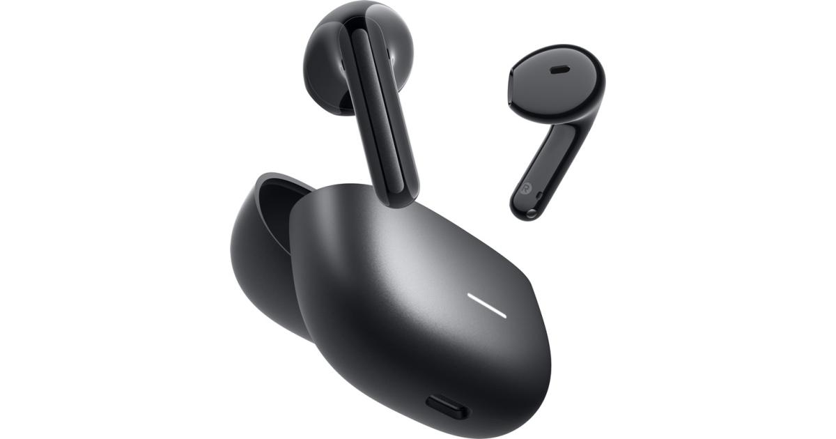 Xiaomi Redmi Buds 8 Active - Semi-in-ear, Bluetooth 5.4, Earbuds with AI microphone and noise cancellation, up to 37H with the case Battery Life - Black