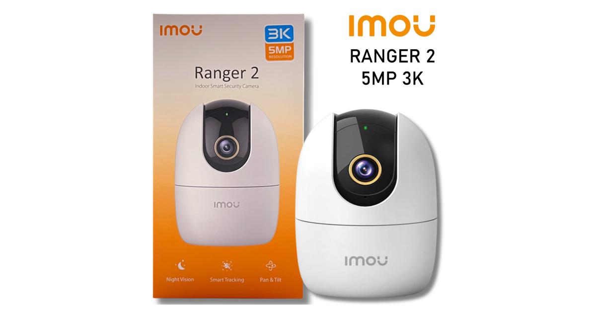 شاشة Imou Ranger 2 5MP 3K Camera for Home, 360° Security Camera, WIFI Camera Indoor, Baby , CCTV Camera for Home Wireless, Surveillance Camera with Human Detection, Smart Motion Tracking, Two-Way Talk, Alexa