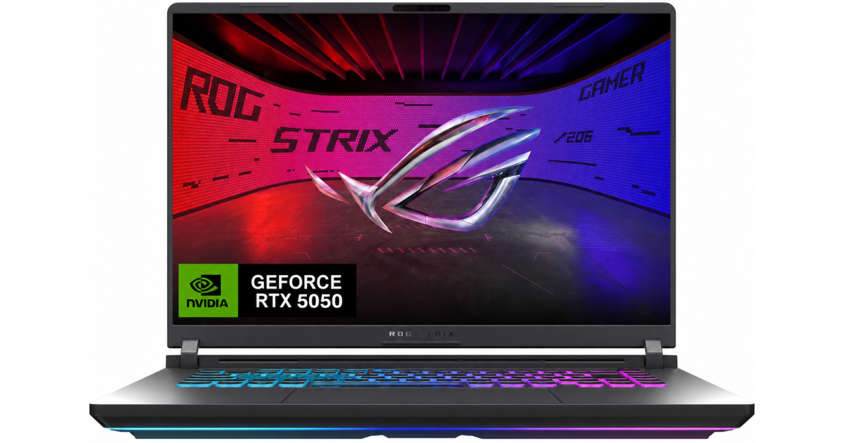 ASUS ROG Strix G16 (2025) G615JHR 14Gen Intel Core i7 14650HX 16-Cores w/ Nvidia RTX 5050 8GB DDR7 & IPS 165Hz Display - Eclipse Gray