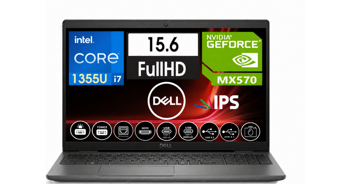 Dell Latitude 3550 15 (2024) Intel Core i7 13Gen 10-Core Essential Performance For Any Business w/ Nvidia 2GB Graphic Card - Grey