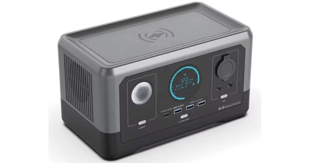 Toby’s E3 300Wh Portable Power Station 150W Max Wireless Charge 77000mAh Powerful Powerbank for Outdoor Blackout Camping