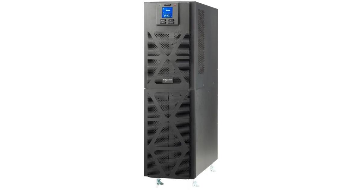 Schneider Electric Easy UPS On-Line SRV 6000VA / 6000w Tower, 230V, 1x Hard wire 3-wire(1P+N+E) outlet, Intelligent Card Slot, LCD