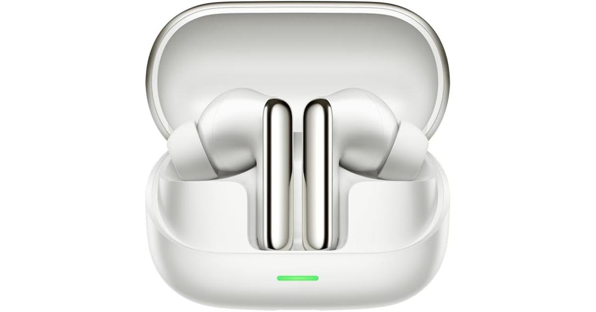 HONOR Earbuds 4 with AI Translation, 50dB Adaptive ANC, 46H Battery Life, Dual Drivers(11mm+6mm), 3-Mic AI Call Noise Reduction, IP54 Water Resistant, Pearl White