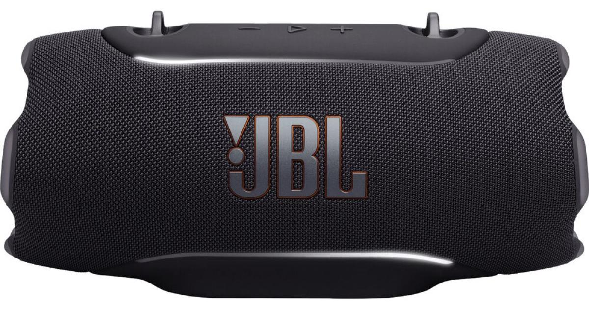 JBL Xtreme 5 - مكبر صوت بلوتوث محمول، قوة صوت تصل إلى 130 واط، مقاومة للماء IP68، 28 ساعة من وقت التشغيل، تعزيز وقت اللعب والشحن السريع - أسود