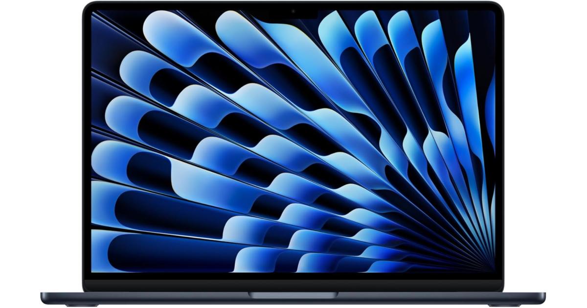 لابتوب آبل MacBook Air Apple 13 (2026) Apple M5 Chip (1TB/16GB) 10‑Core CPU & 10‑Core GPU Retina True Tone , Midnight