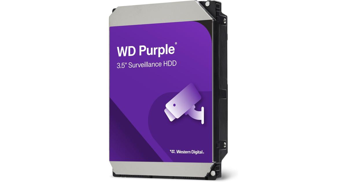 هارديسك (HDD) Western Digital WD Purple 4TB Surveillance Internal 3.5" SATA 256MB Cache – WD43PURZ