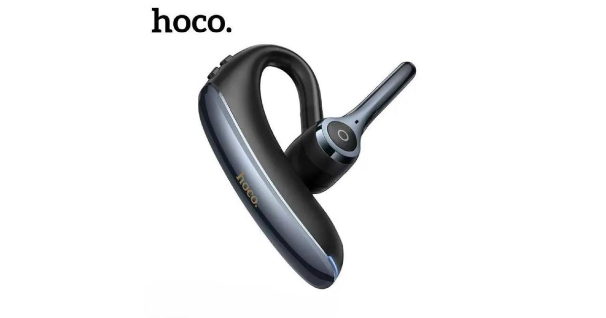 HOCO E90 Single Earbud ENC Noise Reduction Glandular Earbud with Two Microphones, up to 23 Hour Play Time. HI-FI Audio, Black