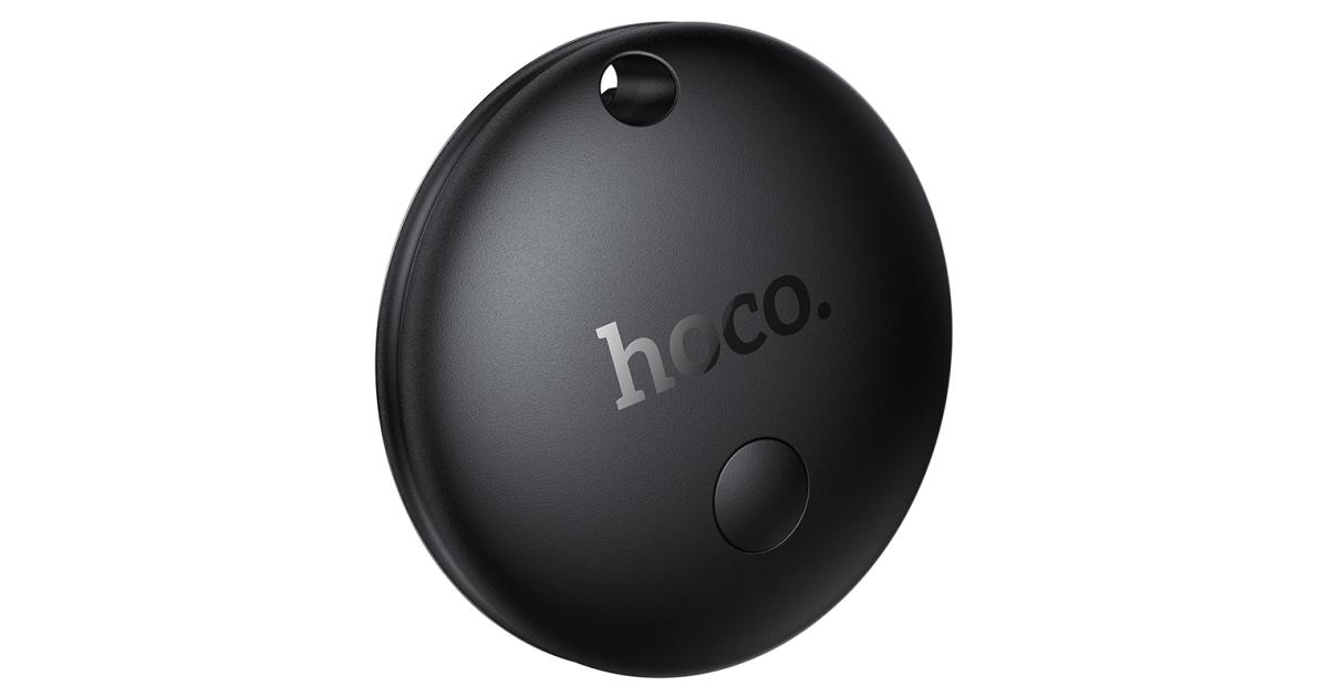 HOCO E93A Anti lost Smart Tag Support for Google Find My App Android Phone GPS Tracker Finder Locator for Key Pet Luggage Tag Device - Black