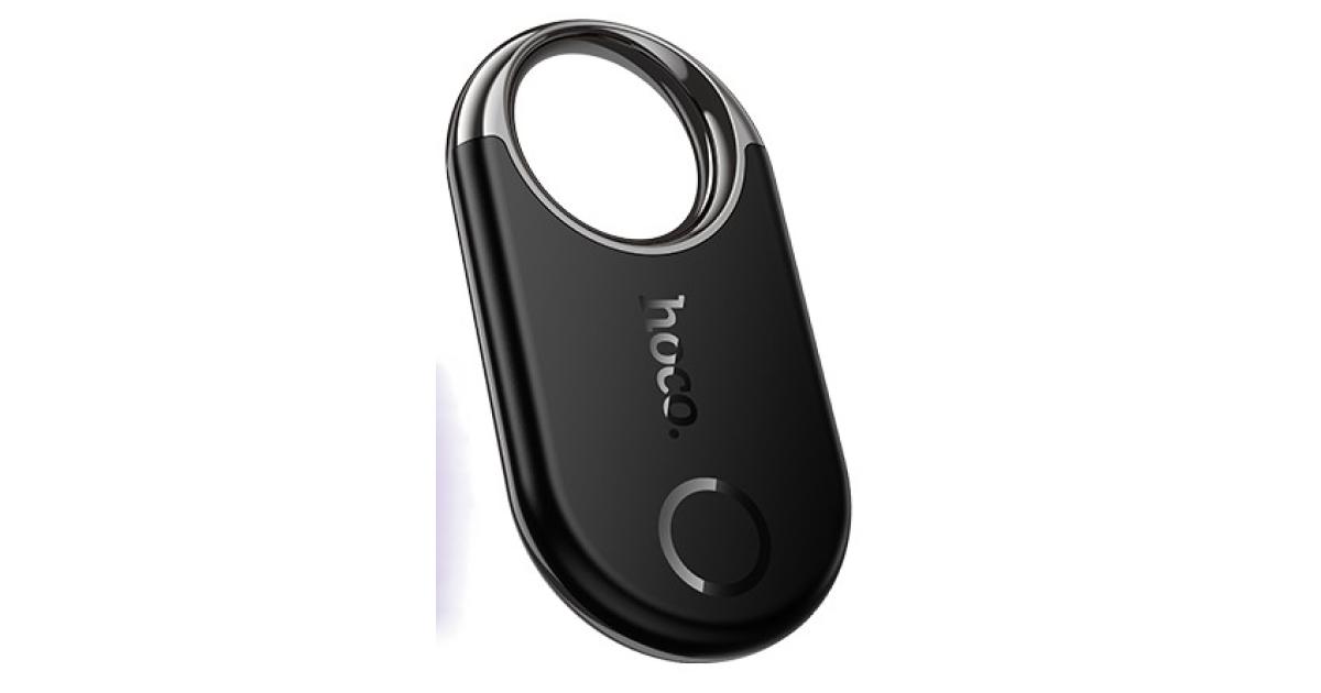 HOCO E98A Starry Wireless Anti-Loss Device for Android – Mini Bluetooth Tracker for Keys, Wallet, Bags & Pets, Smart Finder Tag - Black