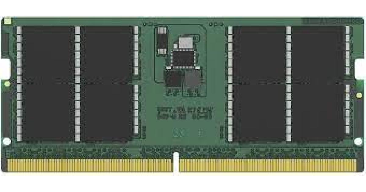 لابتوب Kingston ValueRAM 16GB 5600MHZ DDR5 Non-ECC CL40 SODIMM Memory