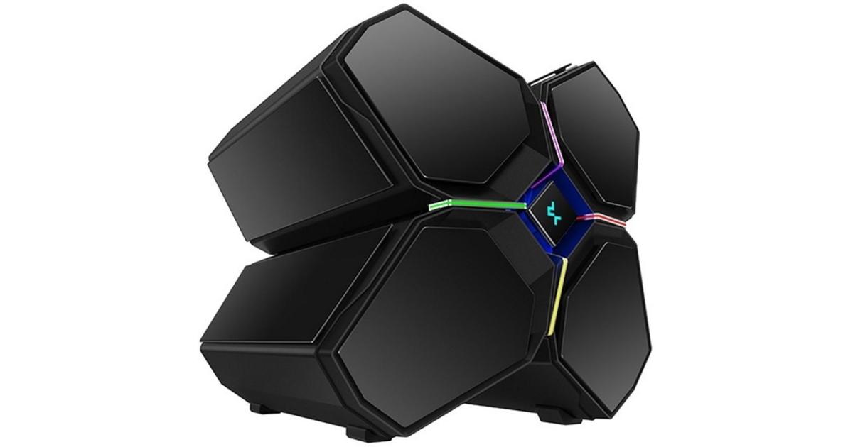 DeepCool QUADSTELLAR INFINITY ATX Aluminum Cutting-Edge Style RGB LED Strips Gaming Case