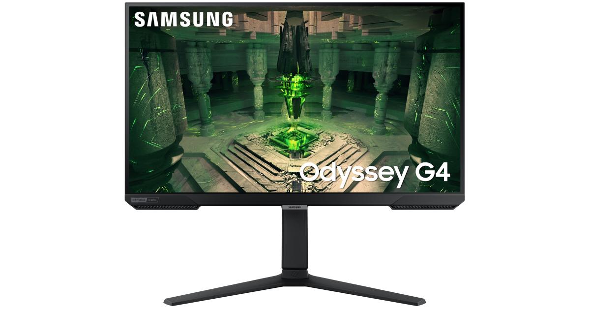 SAMSUNG 27" Odyssey G4 IPS Full HD 240hz 1MS G-Sync Compatible Ergonomic Stand Gaming Monitor