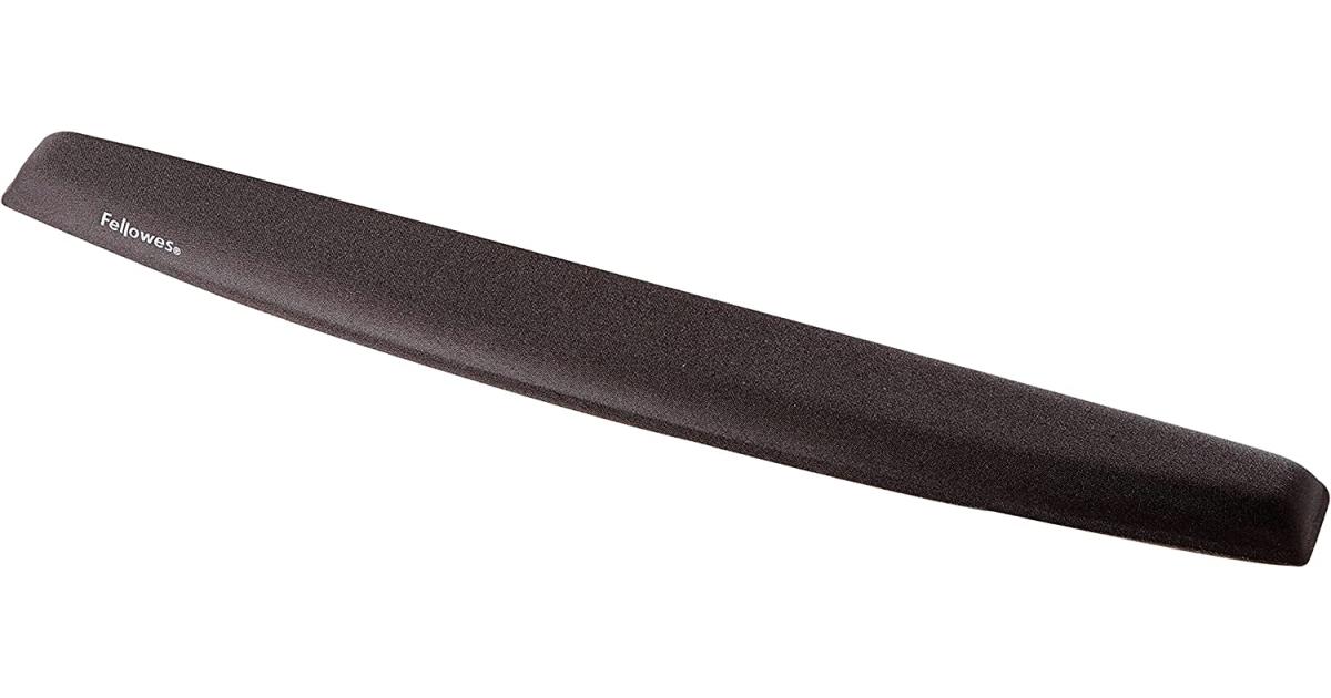 كيبورد Fellowes Memory Foam Wrist Rest H x W x D (0.94 x 19.31 x 2.31) - Black