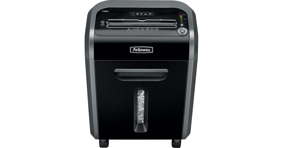 Fellowes Powershred 79Ci Cut Shredder 16 Sheet Capacity Black/Dark Silver