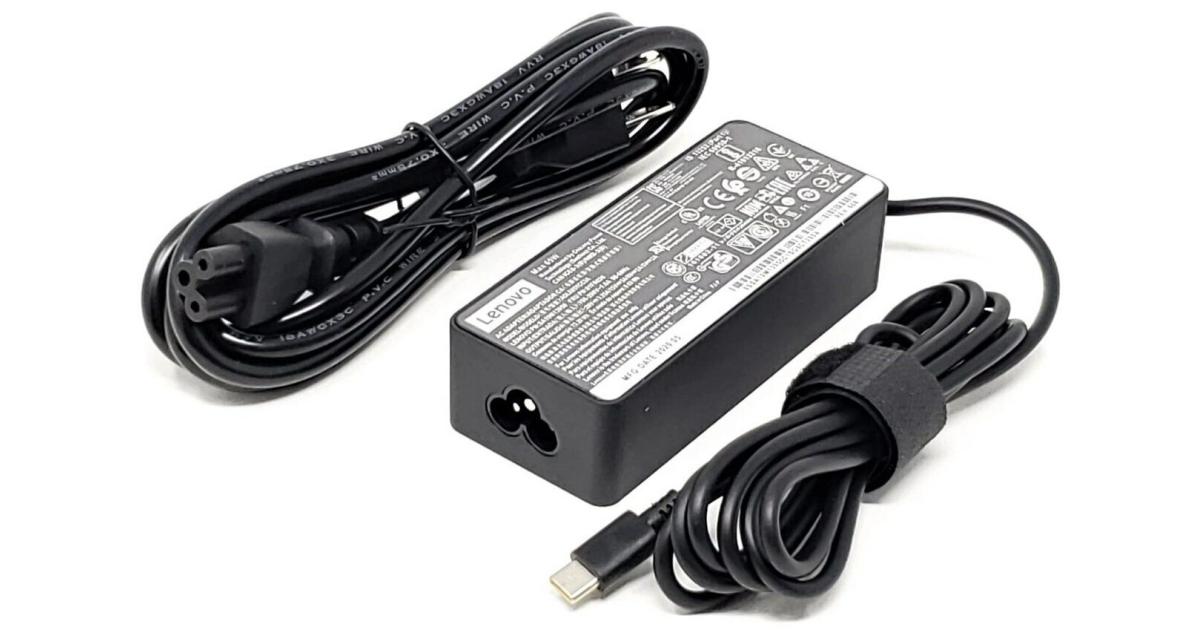 Lenovo Original 65W Standard AC Adapter (USB Type-C) - UK