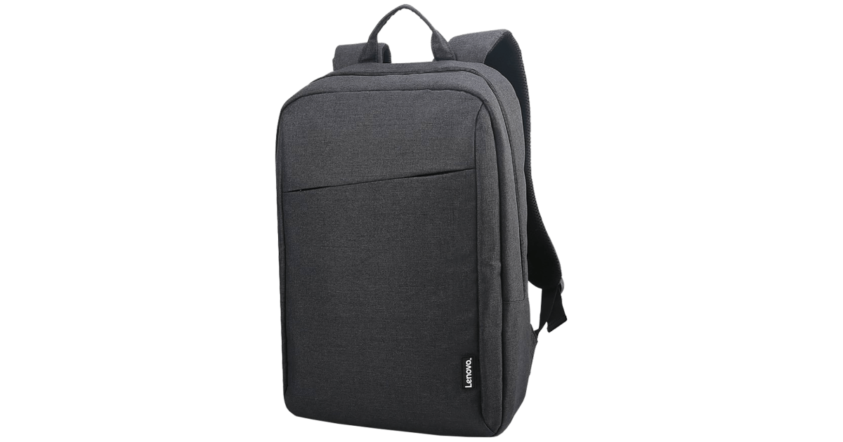 لابتوب Lenovo B210 Backpack up to 16-Inch /Tablet, Durable, Water-Repellent, Lightweight, Clean Design, Sleek for Travel, Business Casual or College - Black