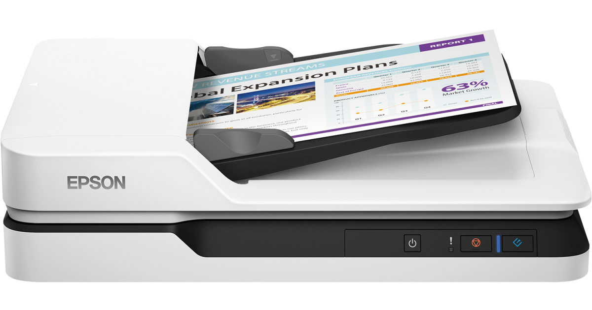 EPSON WorkForce DS-1630 Duplex USB Color Flatbed Scanner up to 25 ppm