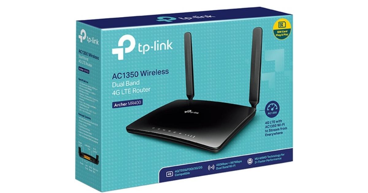 راوتر TP-Link Archer MR400 AC1200 Dual Band 4G LTE