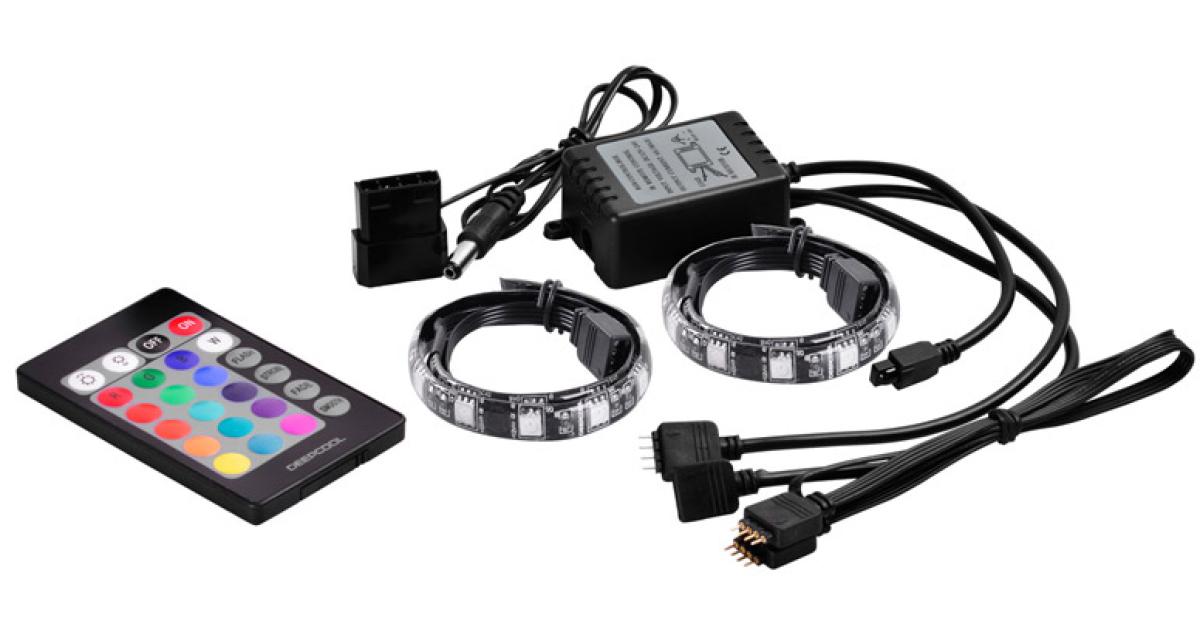 Deepcool RGB 350 Colour LED Strip Magnetic Lighting Kit With Remote