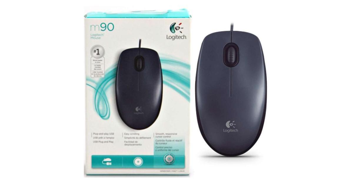 ماوس Logitech Wired Optical M90 USB 2.0 - Black