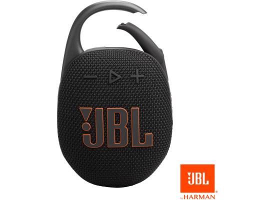 JBL Clip 5 - Ultra-Portable, Waterproof & Dustproof Bluetooth Speaker, Big Pro Sound with Punchy bass, Integrated Carabiner, Up to 12 Hours of Play, Made in Part with Recycled Materials (Black)