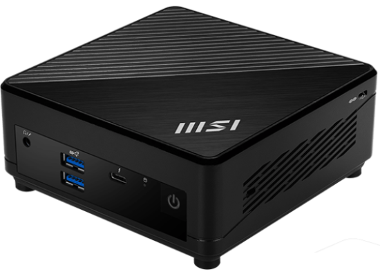 كمبيوتر صغير (Mini PC) MSI Cubi 5 1M NUC Intel Core 3 100U, Customized DDR5 RAM up to 64 GB, Customized Gen4 NVMe SSD & 2.5" SSD/HDD, Thunderbolt™ 4, Dual LAN (2.5G + 1G), HDMI & DP - WiFi 6E, BT 5.3 - 3 Year Warranty