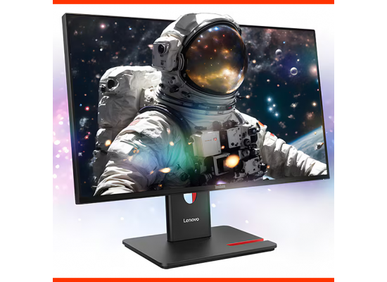 شاشة Lenovo ThinkVision T24-40 23.8" FHD IPS 120Hz 4ms 99% sRGB Color Natural Low Blue Light 178° View Angel Tilt, Swivel, Pivot, Height Adjust Stand - 3 Years Warranty