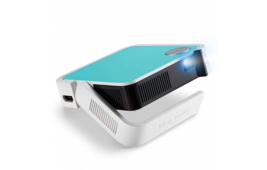 ViewSonic M1 mini Plus Smart Pocket LED Projector | JBL Audio | Wi-Fi & Bluetooth | Built-in Battery & Ceiling Mount Stand