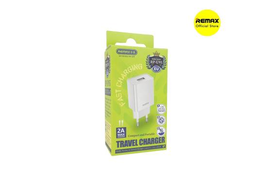 REMAX RP-U95 2A Fast Charging Wall Adapter Single Port