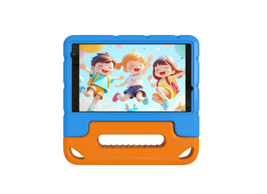 شاحن رام VIKUSHA Tablet V-N7, 8" HD 1280*800 IPS, 4G + 4G + 64GB ROM, 4000mAh 4-6 Hours Battery Life, Android 13 w/ Stand Cover + + Headphone - Blue