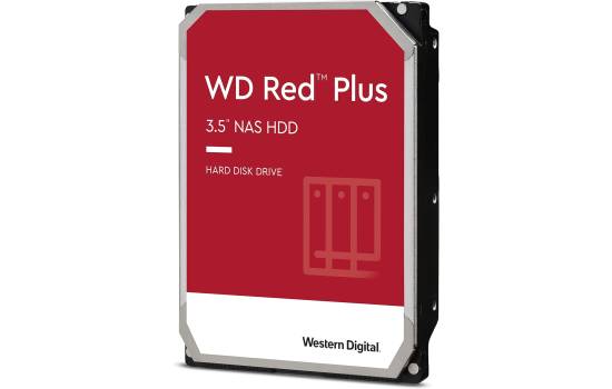 هارديسك هارديسك () Western Digital 6TB WD Red Plus NAS Internal - 5400 RPM, SATA 6 Gb/s, CMR, 256 MB Cache, 3.5" - WD60EFPX