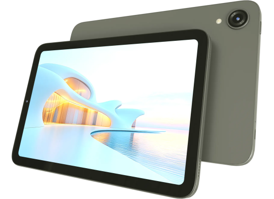 معالج VIKUSHA Tablet V-Z4, 10.1" HD Display, 8GB RAM (4+4GB), 128GB Storage, Android 14, 4G LTE Dual SIM, 6000mAh Battery, Quad-Core , Wi-Fi 5, Keyboard + Stand Cover + Screen Protector + Headphone - Grey