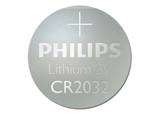 Philips Lithium Cell Button Batteries CR2032