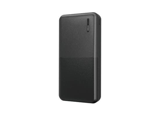 باور بنك (شاحن متنقل) WIWU Wi-P068 Speedy Series 20000mAh – Dual USB 2A Output, Type-C & Micro Input, Black - 18 Months Warranty