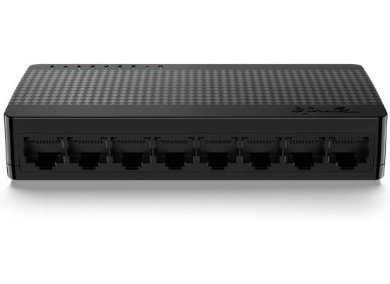 Tenda SG108M Switch, 8x Ethernet Ports, IEEE802.3 u/x /ab Network Standards, 16Gbps Switch Capacity, 11.9Mpps Forwarding Rate, Plug-and-Play, Black | SG108M
