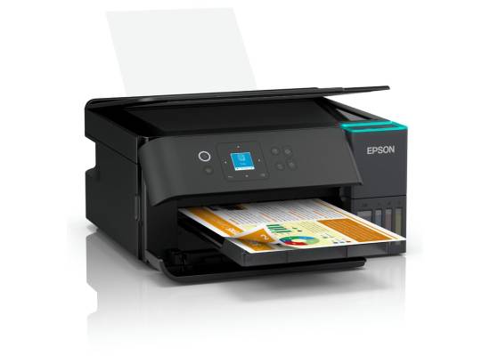 طابعة Epson EcoTank L4360 A4 Color All-in-One Ink Tank Wi-Fi Direct Auto-Duplex Printing 3.7cm LCD Screen & Epson Smart Panel App Support