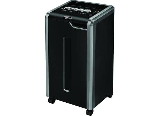 Fellowes Commercial cross cut shredder Model 325ci with 100% Jam proof, Silent shred & safe sense technology for commercial use, 23 Sheet shred capacity