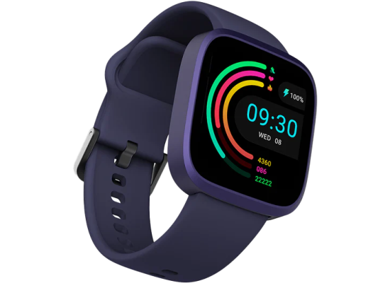 HiFuture Edge Smartwatch – 1.43” AMOLED Display – Wireless Calling – 100+ Sports Modes – 24/7 Health Monitoring – Purple