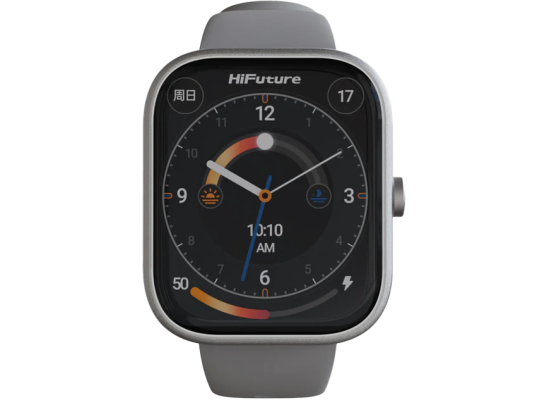 HiFuture Lume Smartwatch – 1.85” IPS Bright Display – Wireless Calling – 24/7 Health Monitoring – 100+ Sports Modes – Silver
