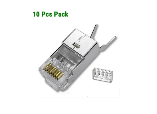 UGREEN Cat 7 Shielded RJ45 Modular Plug Connecter Gold-plated 50U - 10 Pieces