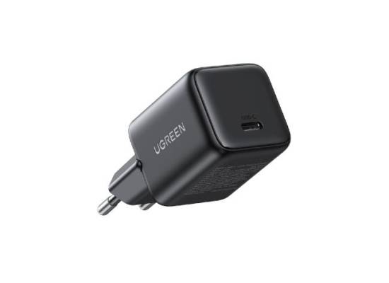 UGREEN X513 Nexode 30W GaN Fast Charger USB-C PD 3.0 PPS for MacBook Air & iPhone - Black