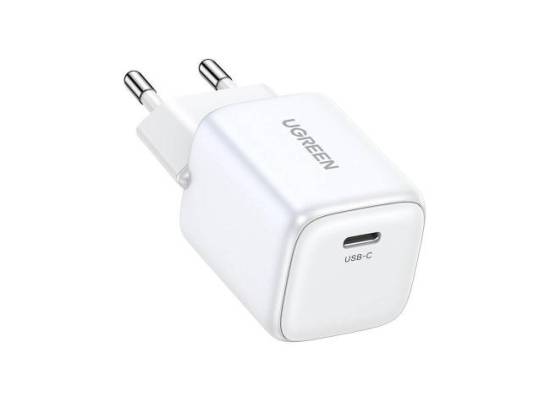 UGREEN X513 Nexode 30W GaN Fast Charger USB-C PD 3.0 PPS for MacBook Air & iPhone - White
