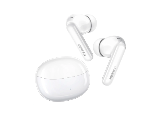 UGREEN WS206 HiTune T3 Pro True Wireless Earbuds Bluetooth 5.2 ANC Active Noise Cancelling Earbuds 4-Mic Transparency Mode - White