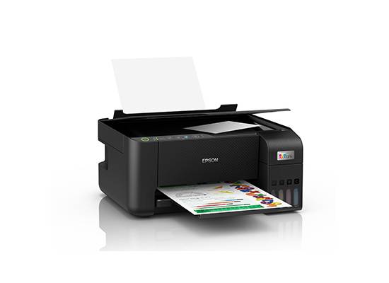Epson Ecotank L3252 Wi-Fi All-in-One (Print, Scan, Copy) Ink Tank Wireless Color LED Printers up to 4,500 pages black & 7,500 pages colour (Black)