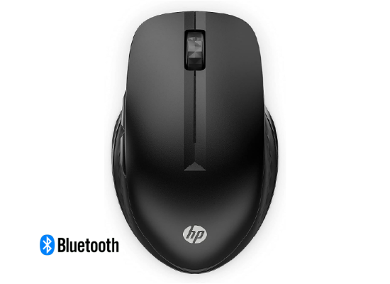 ماوس لاسلكي HP 430 Multi-Device Dual Bluetooth 5.2 & 2.4 GHz USB Receiver Dongle - 4000 DPI Cursor Tracking, 4 Customizable Buttons