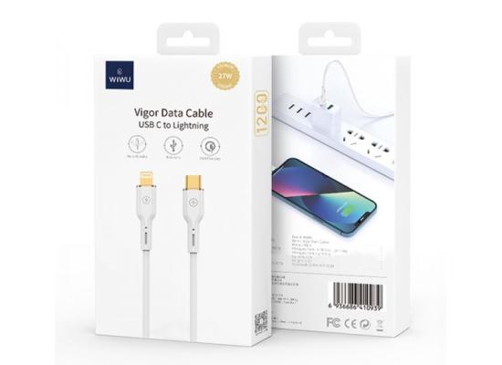 WIWU YQ01 27W Vigor Type-C To Lightning Data Cable 1.2m