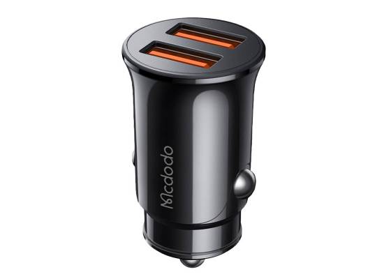 Mcdodo CC-6602 Dual USB Port 12W 2A Car Charger - 18 Months Warranty