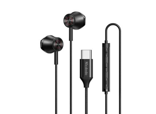 Mcdodo HP-4070 Type-C Wired Earphone (Flat-ear Version)
