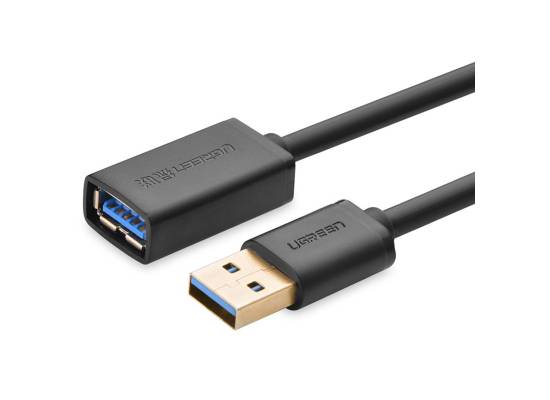 UGREEN USB 2.0 Cable USB-A Male to USB-A Female Print Cable 3m Data Lead - (Black)